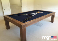 The Modern X100 Pool Table (Solid Walnut with Custom Finish)