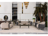Capella 4-Piece Glam Living Room Set — Statement Lounge Furniture