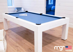 The Modern Pool Table (Maple Wood with White Finish)