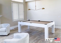 The Modern Pool Table (Maple Wood with White Finish)