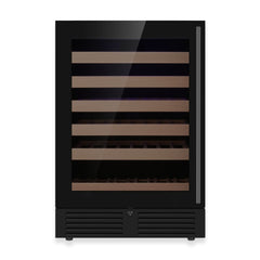 24-Inch Under-Counter Single Zone Wine Cooler with Low-E Glass Door