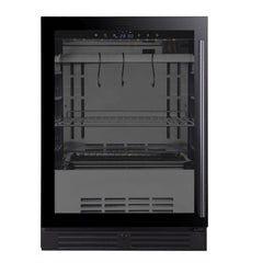 24″ Glass‑Door Meat Aging Fridge (Compact)