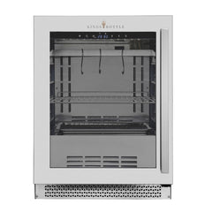 24″ Glass‑Door Meat Aging Fridge (Compact)