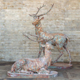 Cast Iron Estate Stags
