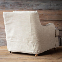 Houndstooth Slipcover Arm Chair