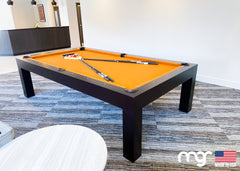 The Modern Pool Table (Oak Wood with Espresso Finish)