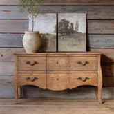 RECLAIMED OAK TOULOUSE COMMODE