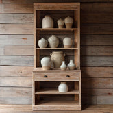 White Washed Bakery Wall Unit