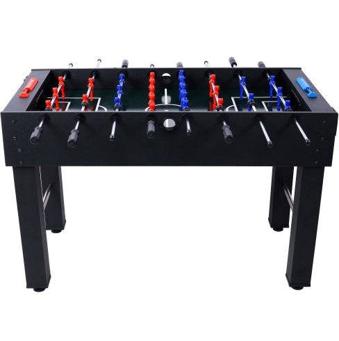54-Inch Hurricane Foosball Table For Family Game Rooms With Light Cherry Finish, Analog Scoring And Free Accessories