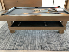 The Inside Modern Pool Table Solid Walnut with Custom Finish