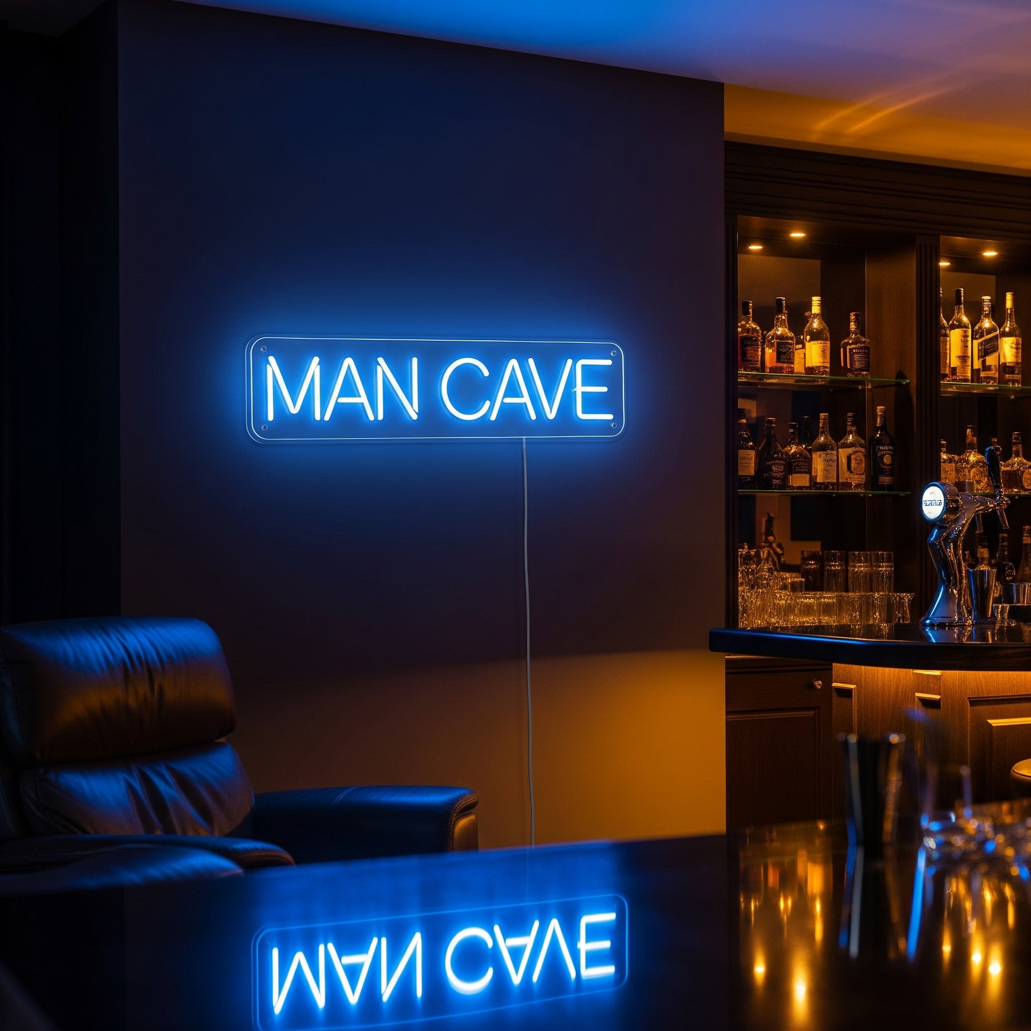 Neon LED Wall Sign “Man Cave”