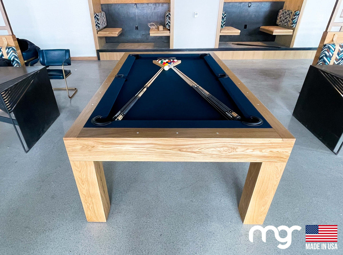 The Modern Pool Table (Oak Wood Natural Finish)