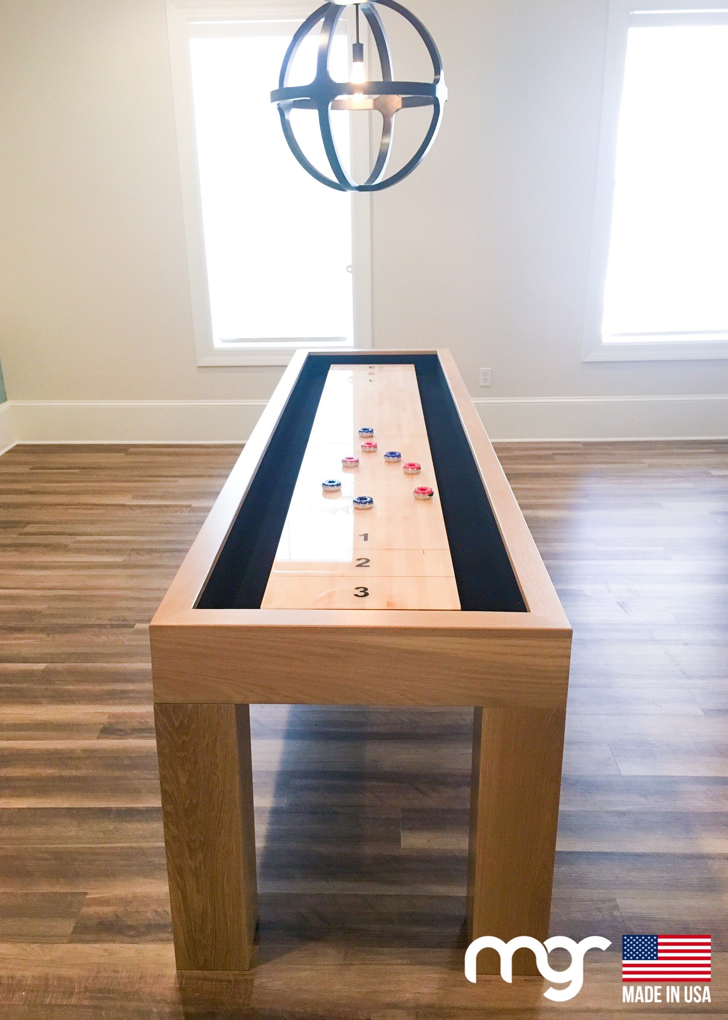 The Modern Shuffleboard (Oak Wood Natural Finish)