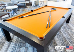 The Modern Pool Table (Oak Wood with Espresso Finish)